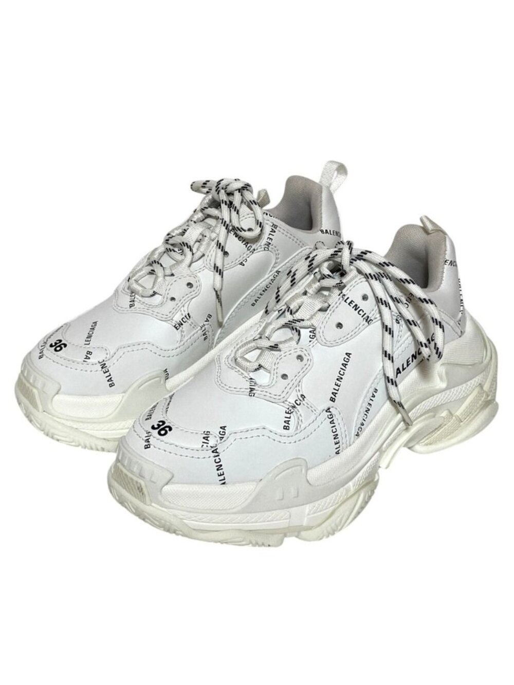 Balenciaga Triple S Sneakers Dad Shoes Natural White Spring Summer Fall
